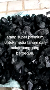 arang kayu bakar super 1kg dan media tanam anggrek
