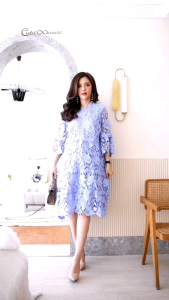 เดรสลูกไม้เนื้อหนาเกรดพรีเมี่ยม ลายลูกไม้เลือกใช้ลายสวยมากค่ะ ดีเทลใช้ลูกไม้วางคาดตัดกันได้อย่างลงตัว เพิ่มเติมตอกมุกสีเดียวกับชุด มีซับในอย่างดีทั้งตัว ชุดมีซิปซ่อนเพื่อง่ายต่อการใส่ ใครมองหาชุดใส่ออกงานต้องตัวนี้เลยค่ะ สวยเด่นงานคุณภาพสุดๆค่ะ มี 6 สี