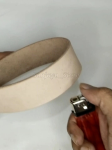 Ikat Pinggang Sabuk Kulit Nabati Vegtan Leather Belt