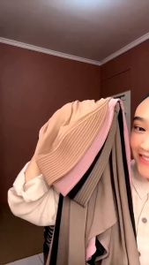 hijab bergo hamidah jersey pet M midel kekinian kerudung muslimah