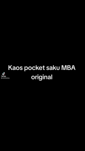 Kaos combad 24s pocket saku MBA