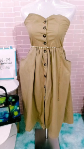 Cute Trendy Tube Dress Preloved Dress ukay-ukay