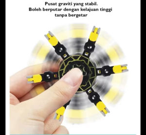 Fingertip mechanical gyroscope decompression deformation chain fidget spinner