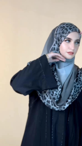 FATHIJAB PASMINA MOTIF SYAL SHAWL LEO GRAD SCARF