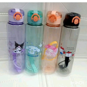 BOTOL MINUM KARAKTER LUCU SANRIO BENING /BOTOL MINUM LUCU BPA FREE