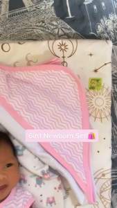 New Design 6in1 Newborn Set | Tieside Pajama Blanket Bonnet Booties and Mittens for Baby Girl and Boy