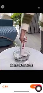 Mini Desktop Wipe Water Stains Mop Sponge Cleaner Mini Mop Portable Foldable Clean Mop