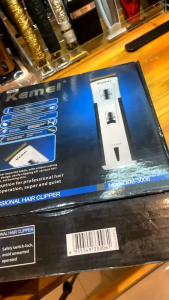 Clipper Kemei KM-3006 Alat Mesin Cukur Rambut Kumis Jenggot Rechargeable 3in1