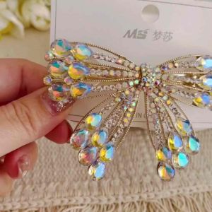 [SHIPS FROM MALAYSIA](D9) Premium Quality K9 Ribbon Spring Clip/ Korea Fashion Hair Accessories