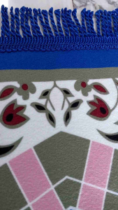 Souvenir SAJADAH SUEDE TAMBANG RUMBAI KEPANG MIDI TANGGUNG + TASBIH Parcel Sajadah Pengajian Tahlil Nikah Khitan Haji ulang tahun kenangan umroh