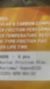 Kampas Kopling Racing Plat Karisma Supra X 125 Karbu 100% Original Daytona Kode 4606