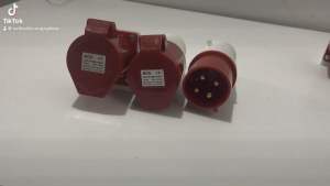 Phích cắm ổ Cắm ổ cố định Gắn Tường công nghiệp 4 chấu (380V-415V 3P+E) 16A và 32A