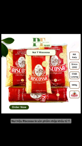 HSD.2027 Nui Nhập Khẩu Ý Riscossa since 1902. Nui sò / Nui gạo / Mì Spaghetti / Nui Ống