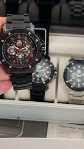 Morgan Miller-MM08 Jam Tangan Pria Original Rantai Stanliess Tahan Air Water Resist