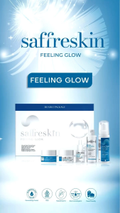 Saffreskin Feeling Glow Cloud Wash: Pembersih Wajah Alami Untuk Kulit Bercahaya