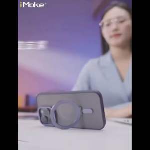 iMoke Defender Armor Alloy Magnetic Stand Case for iPhone 16 Pro Max/15 Pro Max / 15 Pro / 15 Plus / 14 Pro Max / 14 Pro / 13 Pro Max / 12 Pro Max