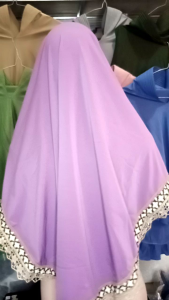 Kerudung Dewasa Renda Laba-laba