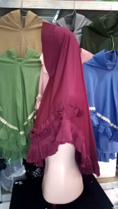 Kerudung Dewasa Rempel 1/2 setengah