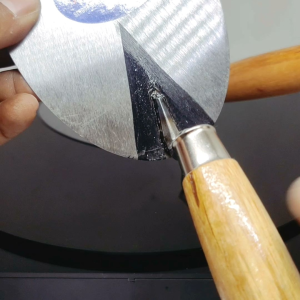Sendok Tembok Semen Aduk Stainless Bulat 6 Inch