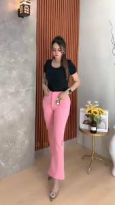 Cutbray highwaist scuba pants celana cutbray scuba saku paspol terbaru