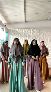READY Gamis Sakura Dress By Emka Hijab - Material Alexandria HQ