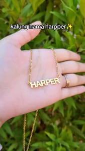 Kalung Nama Titanium Anti Karat Anak Dewasa: Aksesoris Wanita Fashion