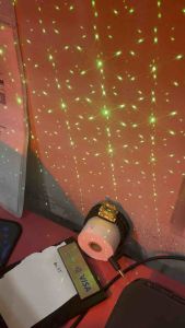 USB Rechargeable Mini DJ Disco Party Lights 60 Patterns Portable Strobe Lights for Stage Bar Pub Gift