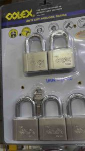 COLEX Pad Lock 40MM / 50MM(ANTI-CUT SERIES) (1-5PC) 1pc 2pc 3pc 4pc 5pc 40mm 50mm