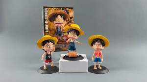 Mô hình One Piece - Luffy mũ rơm - Mẫu 4 nhân vật Luffy tùy chọn - Cao 14cm - Mô hình cực chắc tay to nặng nét đẹp