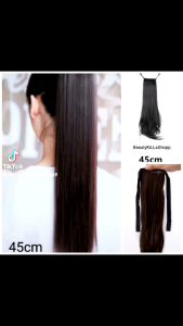 HAIR PONYTAIL 45 CM Rambut asli original