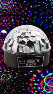 🔥MY Stock🔥 Bluetooth Lampu Disco Projector Light With Speaker Disco light with Music Led Night Light For Party Bar Room