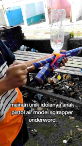 Mainan Pistol Air Unik Model SG Rapper
