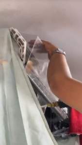 แผ่นอะคลีลิคใสล้างแอร์ชนิดหนา