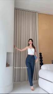 ━━━━━━━━━━┓  ♥ 𝐍𝐄𝐖  𝐀𝐑𝐑𝐈𝐕𝐀𝐋𝐒  ♥ ┗━━━━━━━━━━┛  กางเกงเอวสูงขากระบอกเล็ก