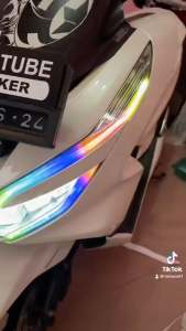 STICKET TRANSPARAN PCX 150
