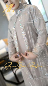 Dress Auther Yasmin Anak | Gamis Anak Besanan | Tunik Anak Kebaya | Setelan Kebaya Anak | Pesta Ulang Tahun