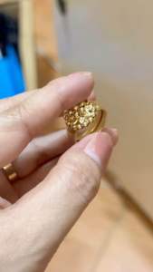 US 10k gold filled handmade ring (makapal)