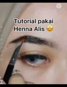 Henna Alis Halal Tahan Lama
