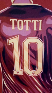 Wall dekor AS Roma Fransisco Totti