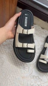 [Đế 3cm] Dép lê nữ xỏ ngón da mềm thời trang nữ