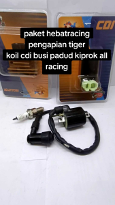 CDI TIGER DAN KOIL BUSI DAN PADUD SERIES RACING TENAGA NAIK UNLIMITED