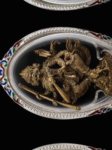Four-Faced Eight-Armed Hanuman Thai Amulet