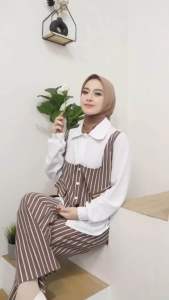 adiva set knit Salur mix cringkle AIr flow set wanita terbaru fasion cantik kekinian