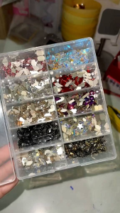 Set đá khối chân bằng mix 10 màu siêu sáng ( set hơn 1000 viên )