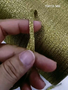 Sợi dệt ribbon kim tuyến bản dẹp 4mm