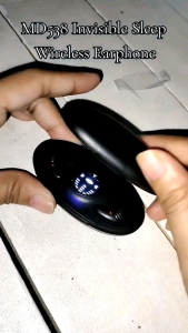 YZIYOU MD538 TWS In-Ear Headphones Bluetooth 5.3 HiFi dengan Mikrofon Internal dan Noise Canceling - Warna Hitam