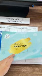 Sổ quản lý Lương Nhân Viên - khổ a4 giấy dày