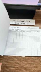 Sổ quản lý Xuất - Nhập hàng hoá - khổ a4 giấy dày