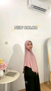 Arafa Hijab - Khimar Salma L dan XL | Khimar Syari Terbaru Kualitas Premium | Jilbab Syari Murah Berkualitas | Khimar Bahan Jersey Jelly