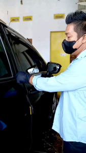 sarung tangan motor pull jari  pria dan wanita / bahan lembut halus dan tidak panas gambar real pick peking rapih